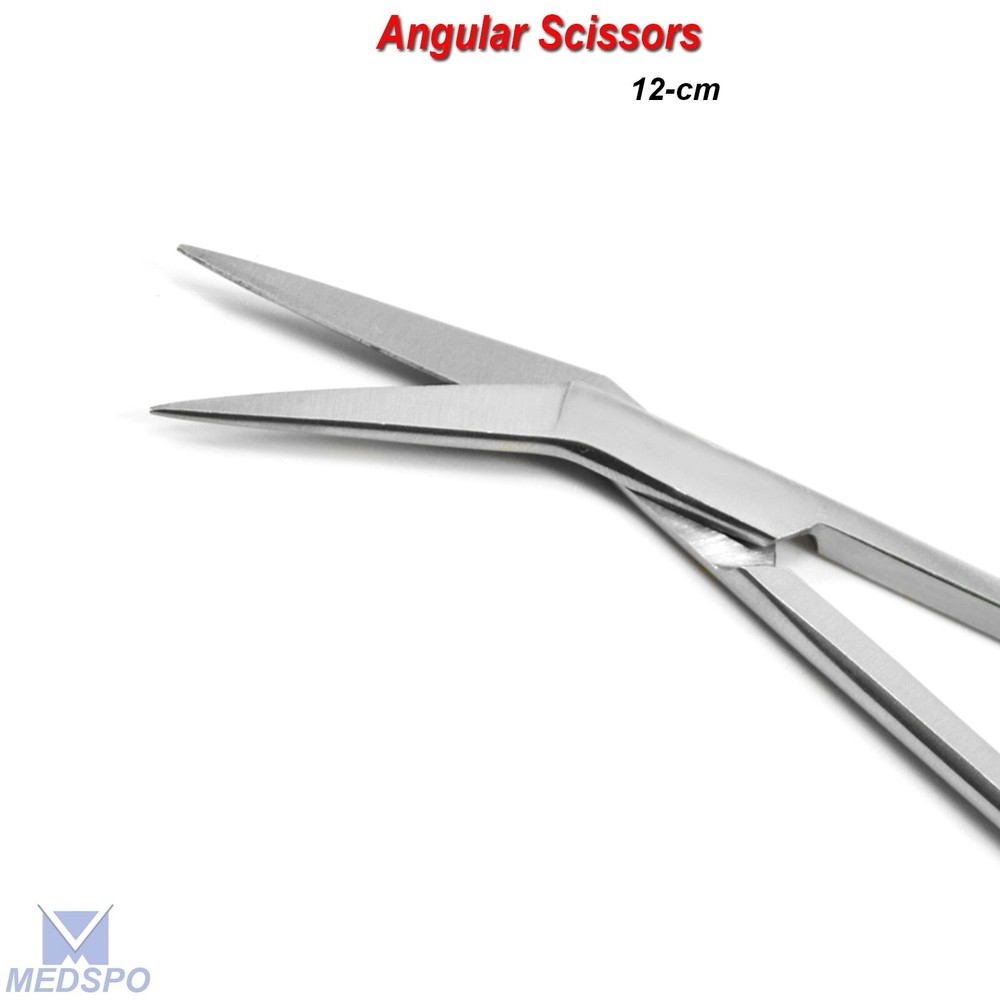 Iris Angular Dental Scissors Soft Tissue Dissection Surgical Suture Micro Shear