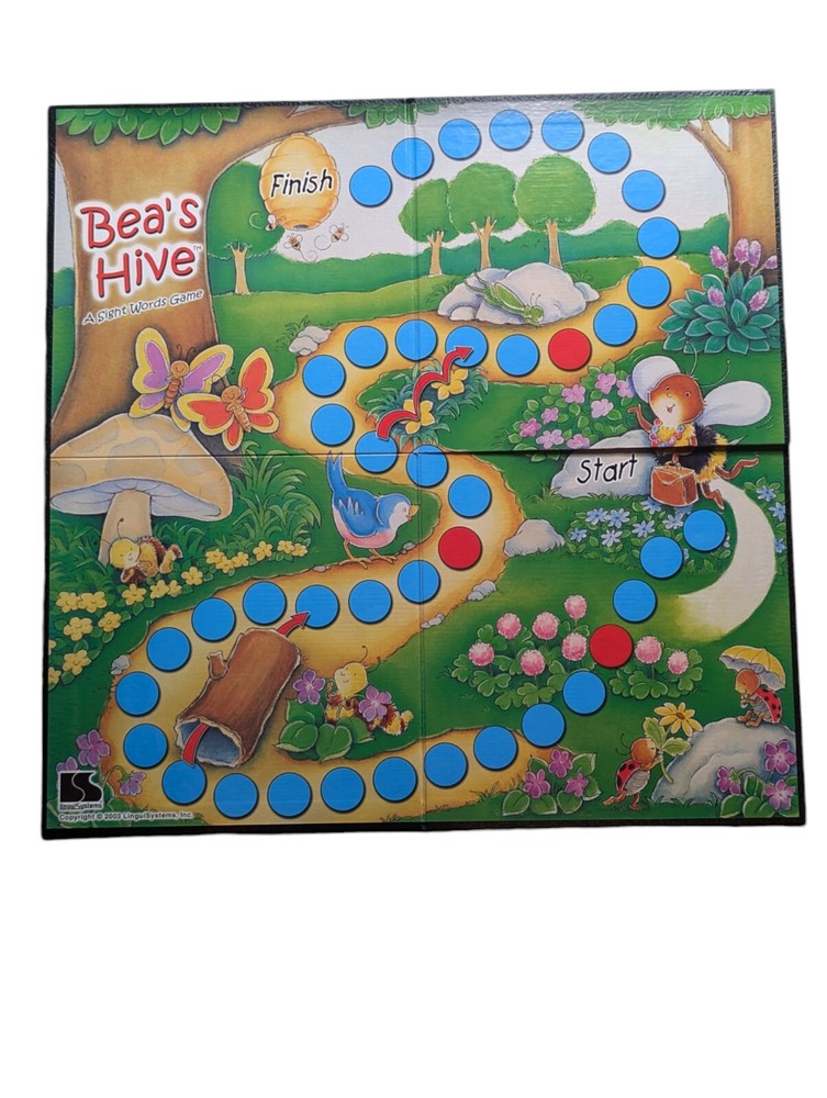 Bea's Hive Sight Words Game Language & Speech Development Rare Vtg Learning Tool