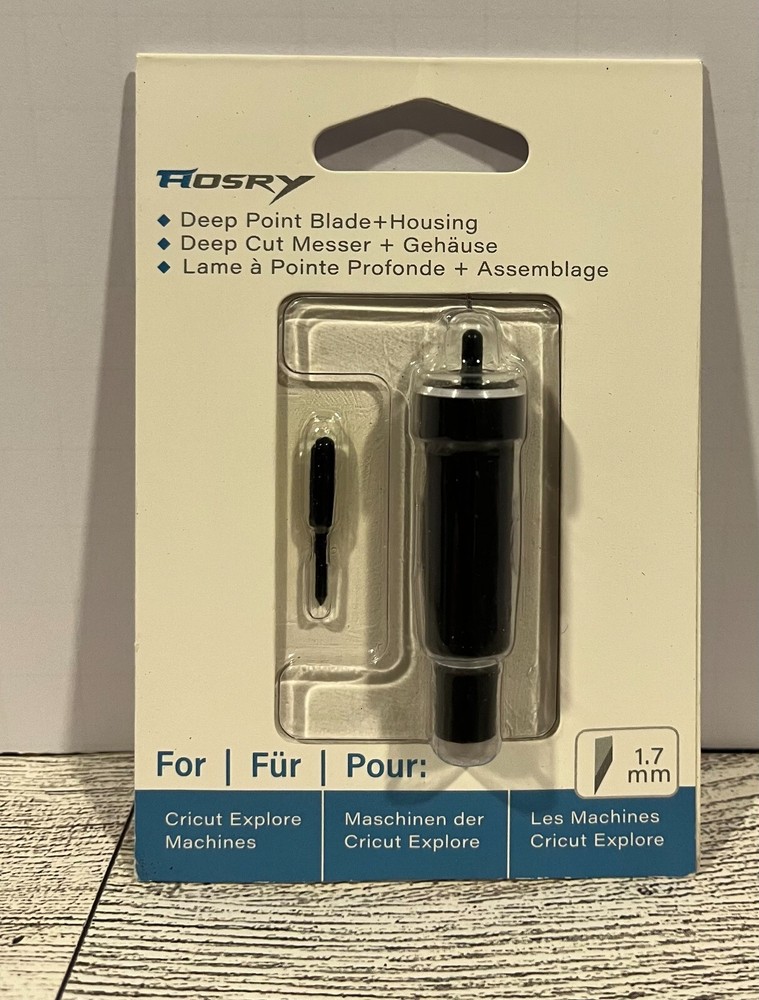 Aosry Deep Point Blade & Housing NEW 1.7mm For Cricut Explore Machine