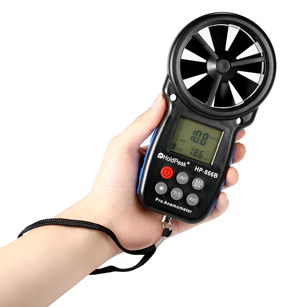 HP-866B Anemometer Handheld High-precision Anemometer Anemometer Wind Tester