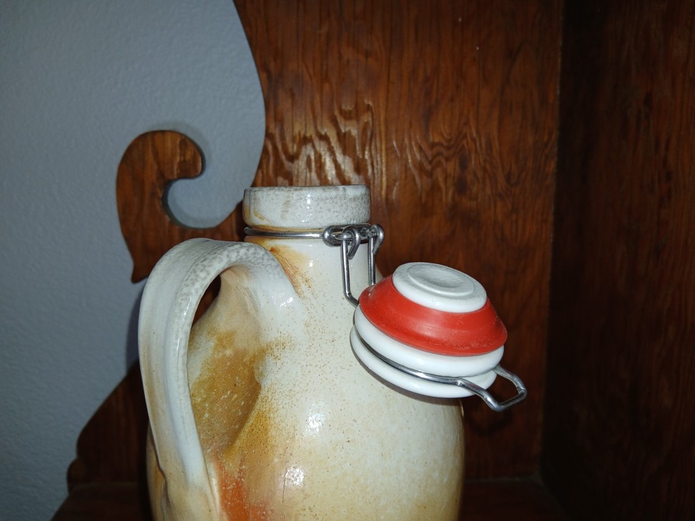 Deschutes Brewery Large Stoneware Growler by Firebug Pottery