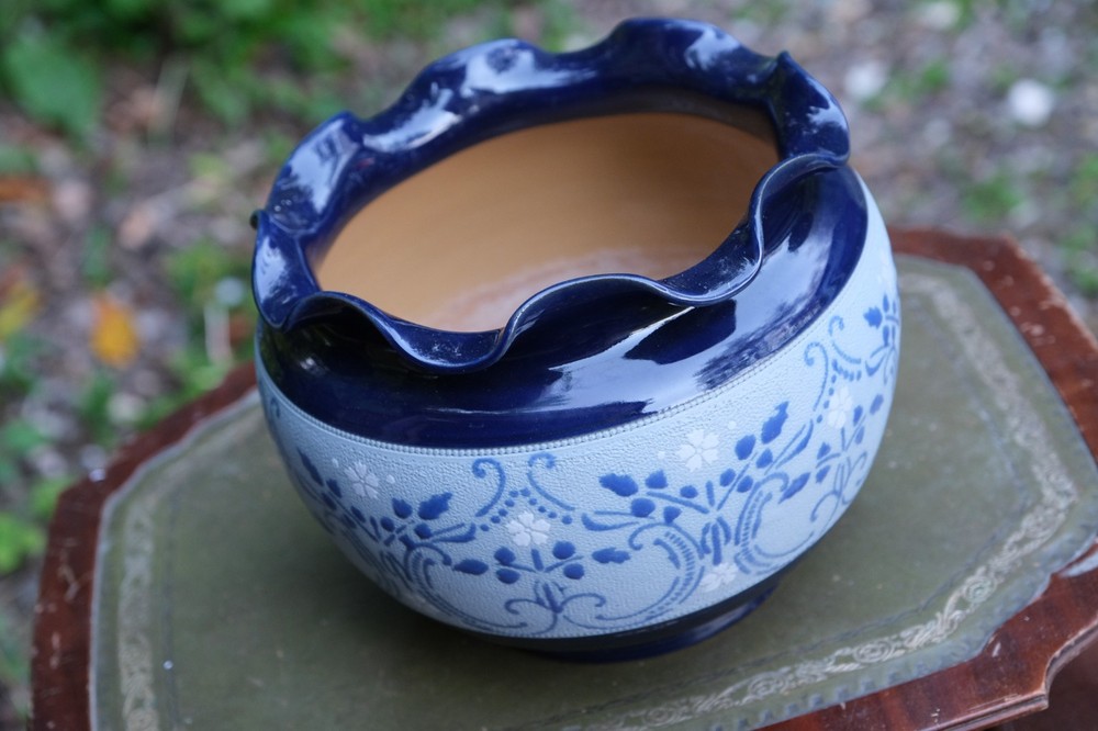 Lovatt’s Langley Ware Cobalt Blue Jardinière c.1908–1925