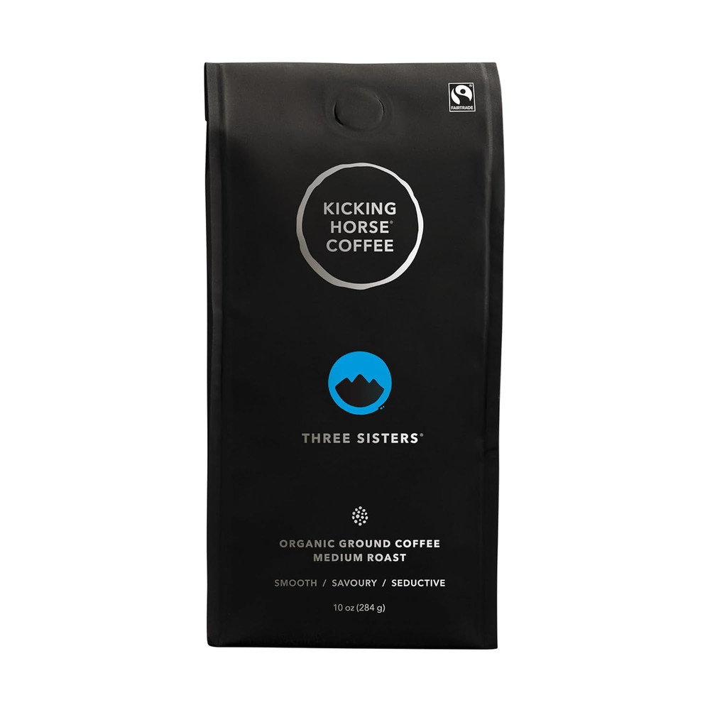 Coffe, Three Sisters, E, Medium Roast, Ground, 10 Oz - Certified Organic, Fairtr