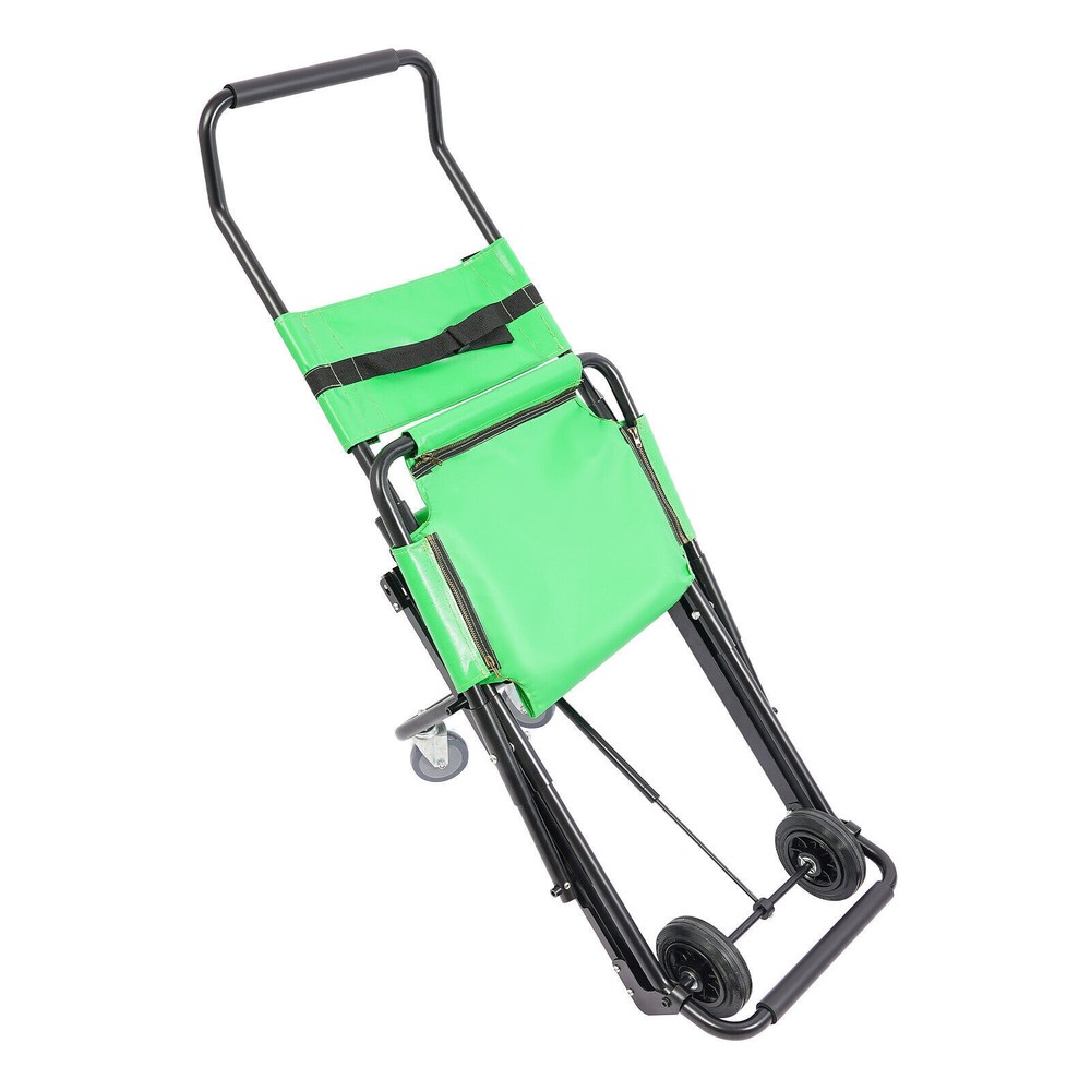 Foldable Emergency Stair Chair with Wheels - Portable Transport Solution