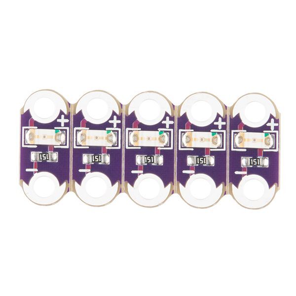 [ SparkFun DEV-13902 ] LilyPad LED White (5pcs)