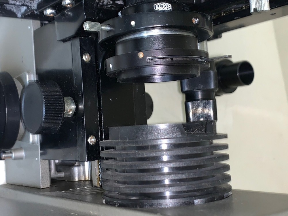 Olympus CH Series Monocular Microscope w/ 2 objective lenses