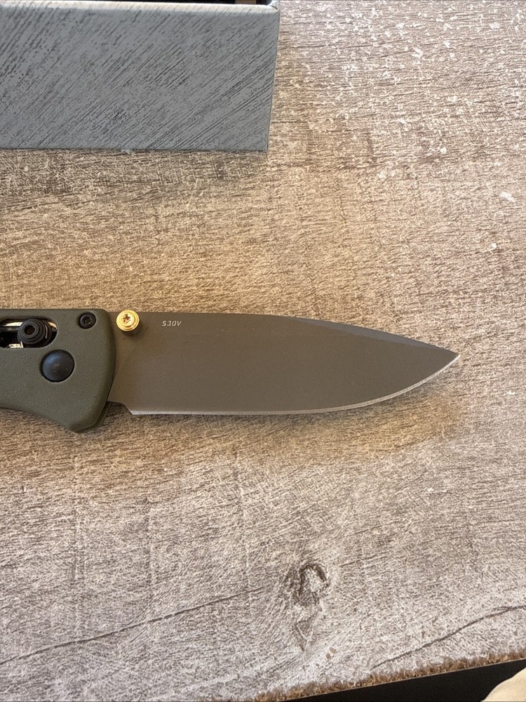 Bugout 535 Olive Green Handle CPM-S30V Blade Authenticity Unverified
