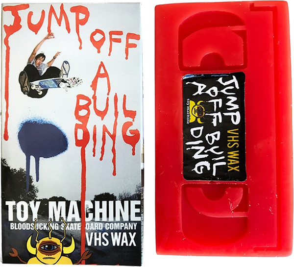 TOY MACHINE VHS WAX - JUMP OFF A BUILDING - RED