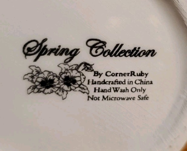 Corner Ruby Spring Easter Collection, Bunny Rabbit 🐇 Basket Ceramic Creamer 4"H
