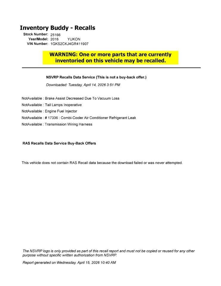 YUKON 2016 Jack 1550862
