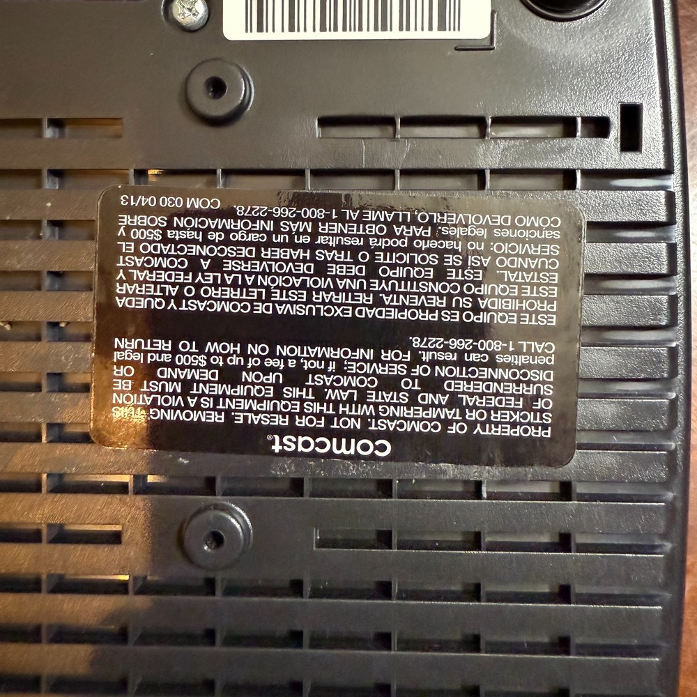 Motorola DCT700 Comcast Digital Cable TV Box Receiver Decoder