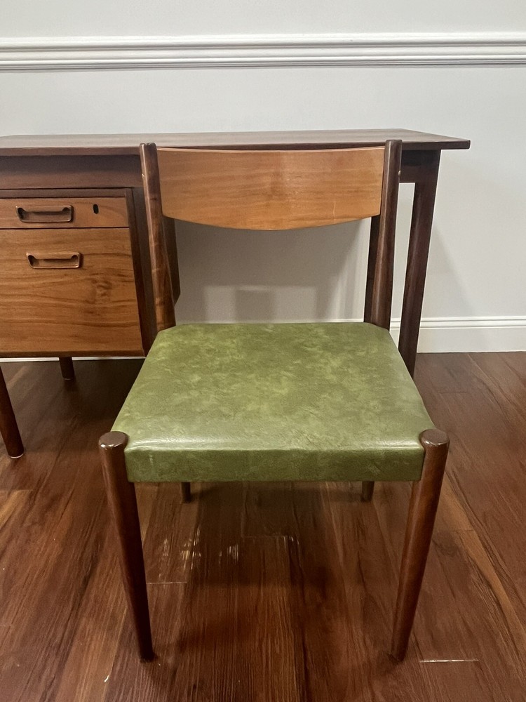 Danish Mid Century Modern Teak Drop Leaf Desk