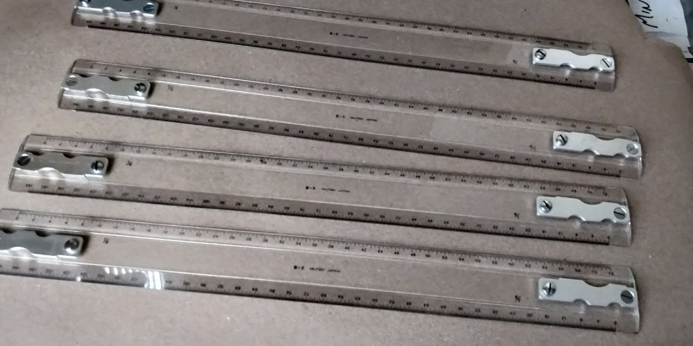 MUTOH Drafting Machine Scale / Rule 18” Model B-5