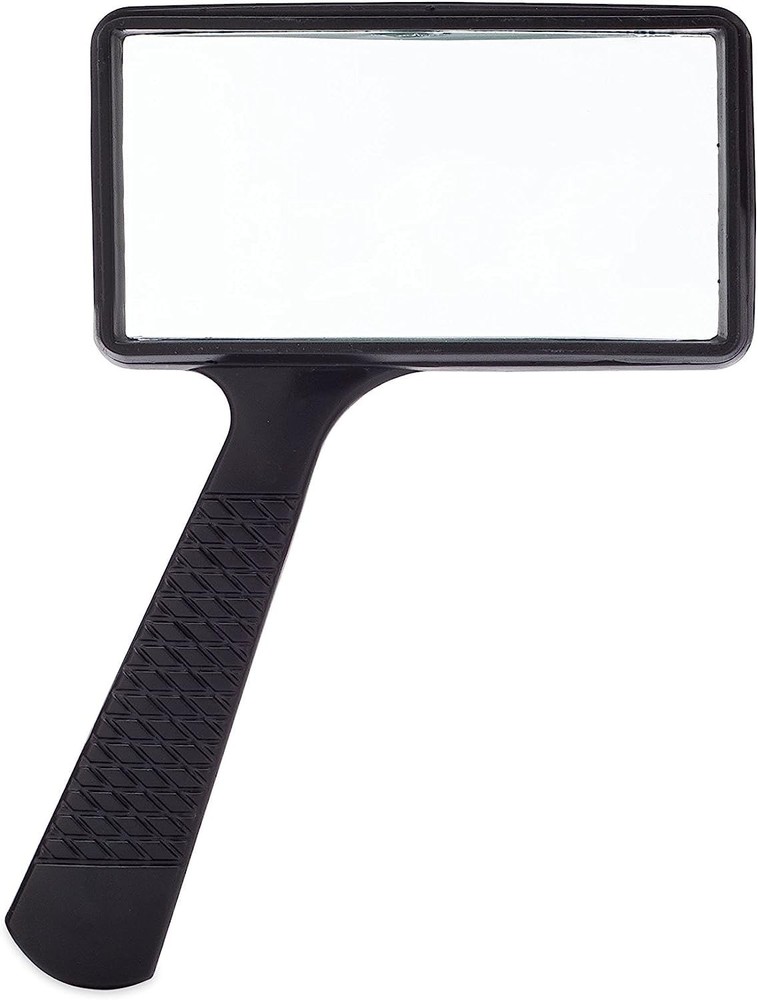 Jumbo Rectangular Handheld Magnifying Glass 3X Magnification – Scratch Resist...