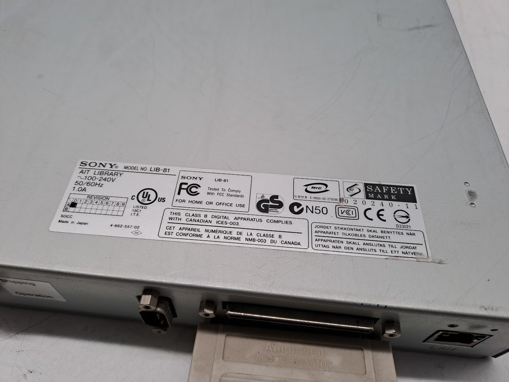 Sony StorStation AIT Library LIB-81