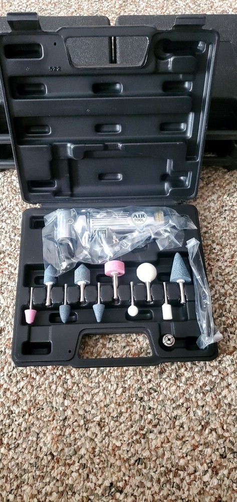 Pneumatic 1/4" Right Angle Die Grinder Kit