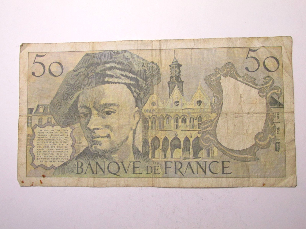FRANCE 50 FRANCS 1988