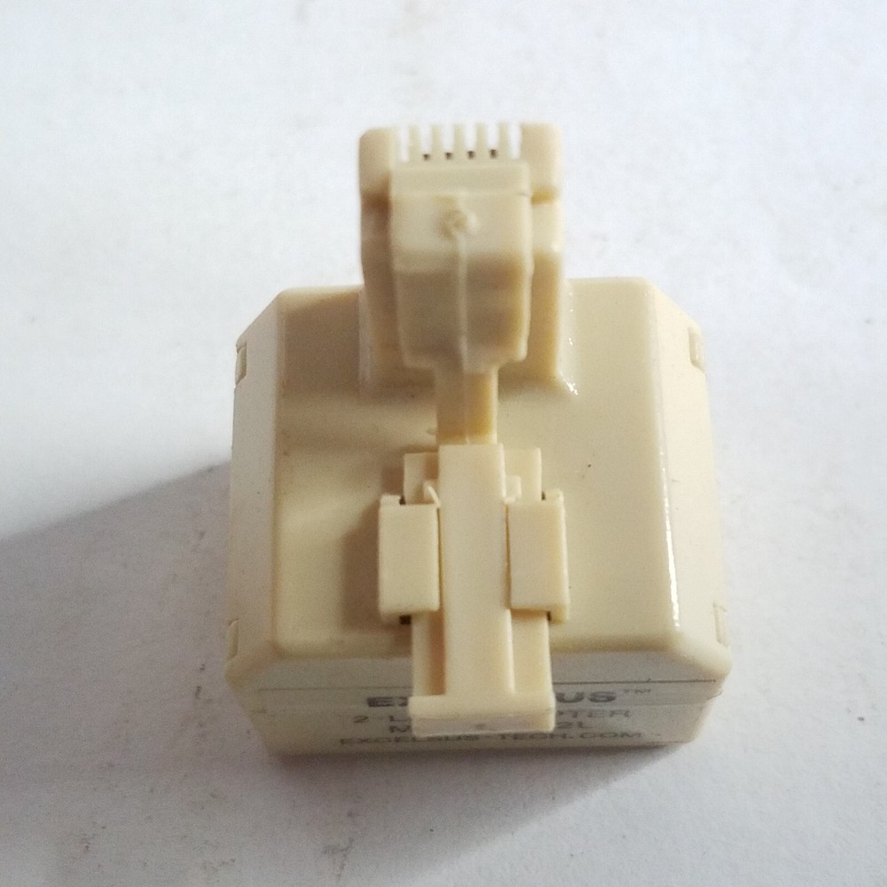 Excelsus 2-Line Adapter Model A-2L Phone Adapter Splitter