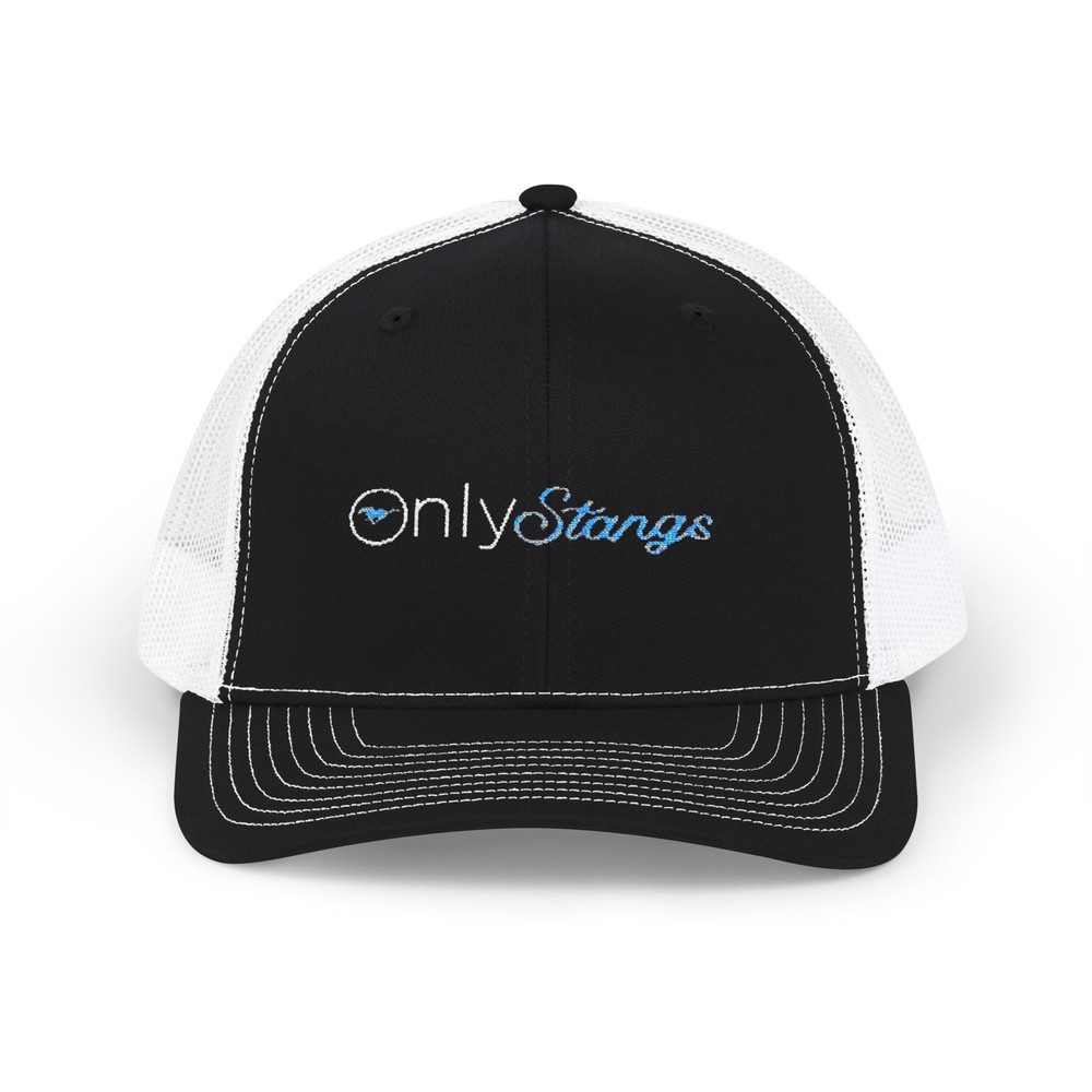 Only Stangs embroidered trucker cap | Snapback mesh hat