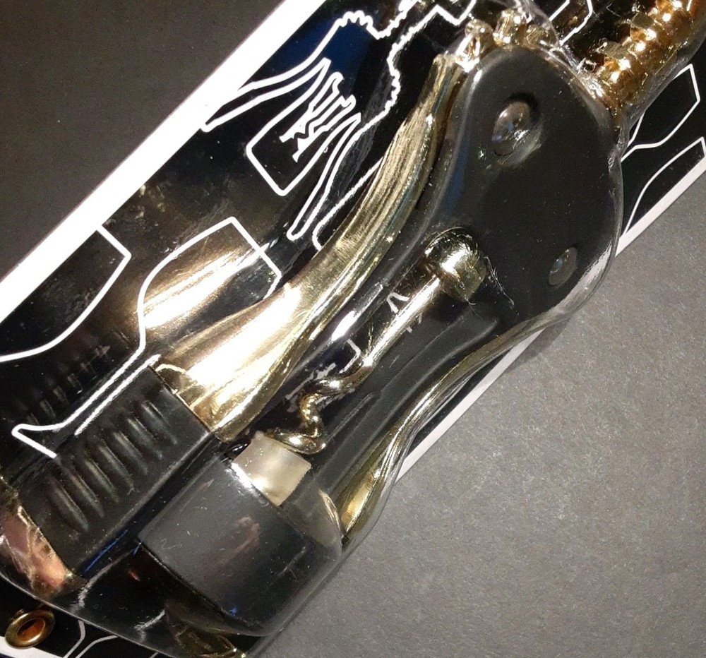 Deluxe Corkscrew Golden Colored By Ibar New In Packaging