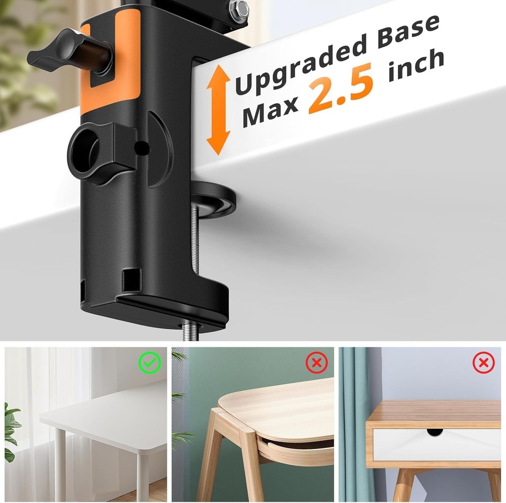 Desk Tripod Ring Light for Video Recording