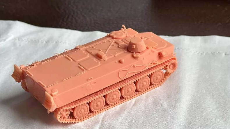3D Printed 1/72 Soviet MT-LB Armored Vehicle Basic Unpainted Model Kit