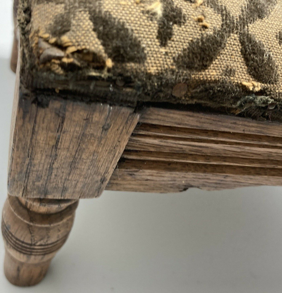 Antique Footstool wood