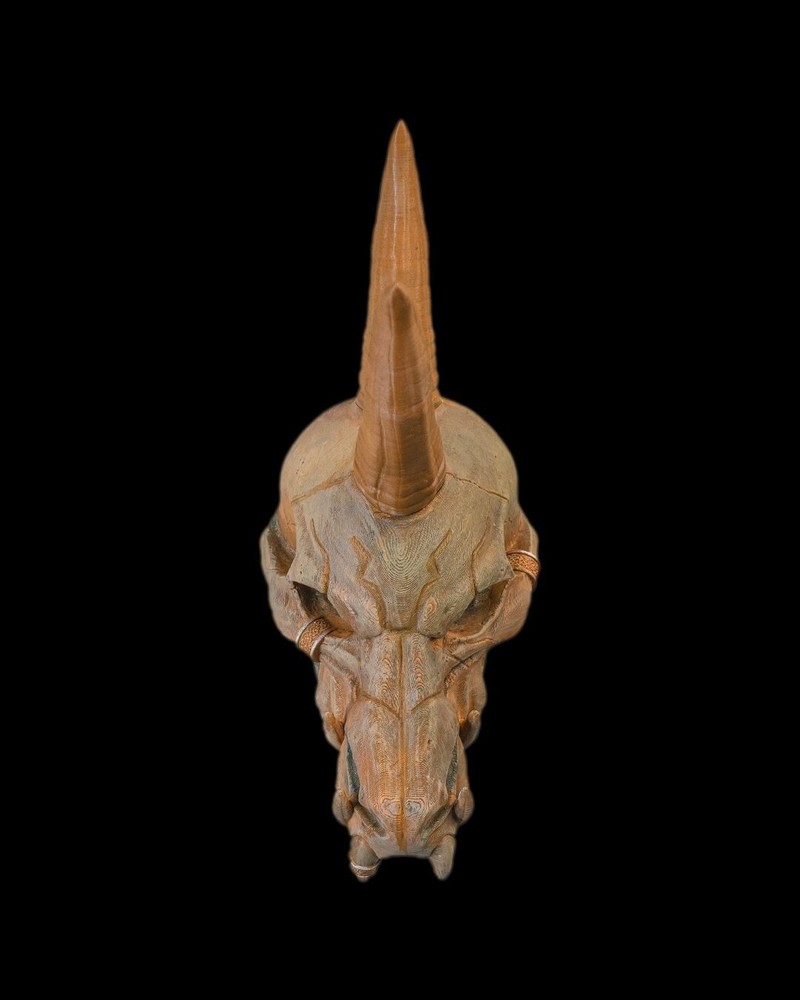 Gothic 3D Printed Dragon Skull Decor | Fantasy Creature Replica | Mythical Beast