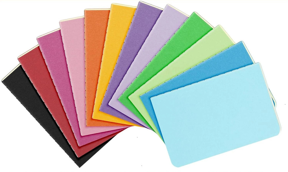 12 Pack Mini Pocket Notebook, 2.5 X 4 Inch, Lined, 30 Pages(Double Sided-60pgs)