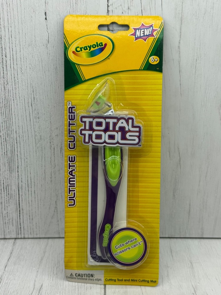 Crayola Total Tools Ultimate Cutter Cutting Tool Mini Mat Vtg 2006