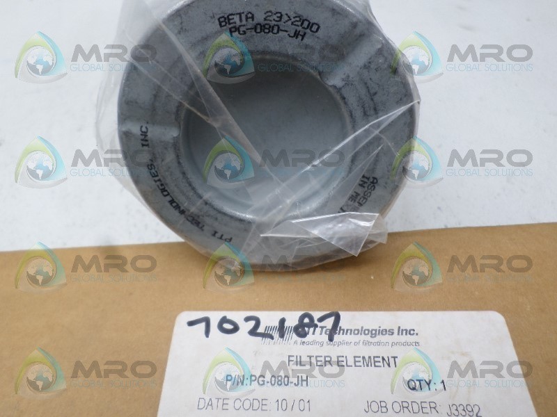 PTI TECHNOLOGIES PG-080-JH FILTER ELEMENT NSMP