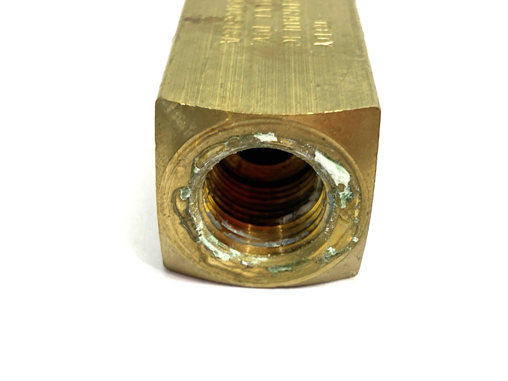 Parker C600B Inline Colorflow Hydraulic Check Valve 2000psi