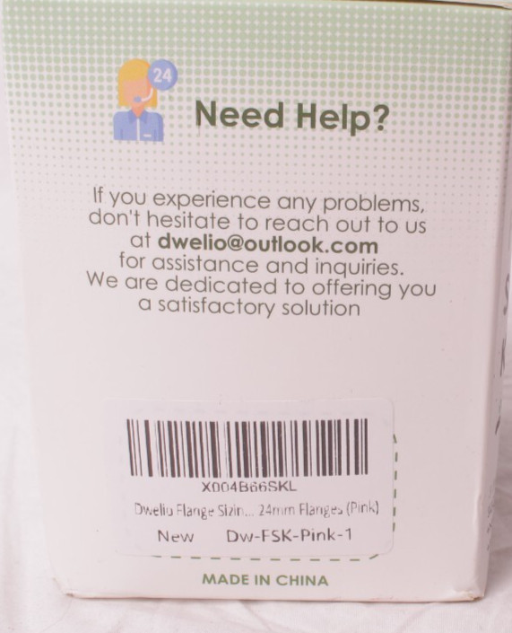 dwelio breast pump flange sizing kit