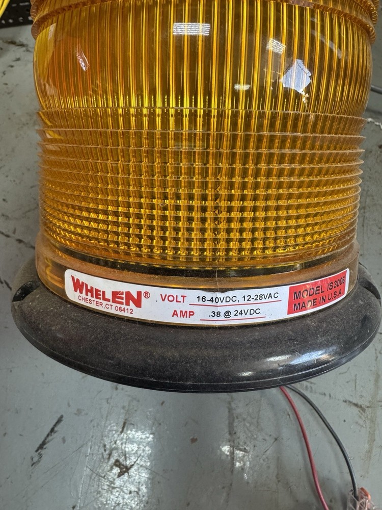 Federal Signal Electra Flash Strobe Light ORANGE