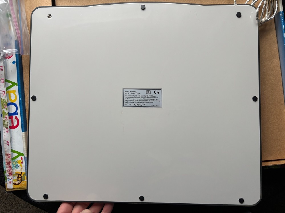 Hyper Pen 12000U Drawing Tablet Aiptek 12x9inch Untested