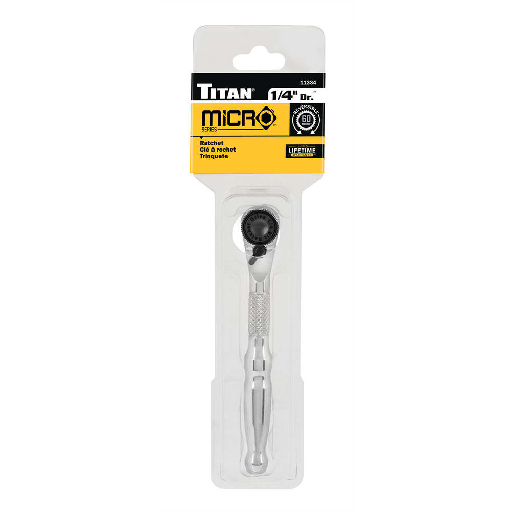Titan 1/4 in. Drive Micro Ratchet