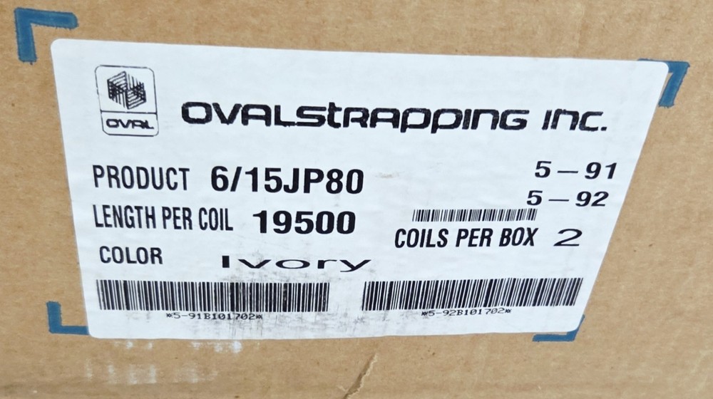 Packaging Machine Poly Strapping Roll 1/4''