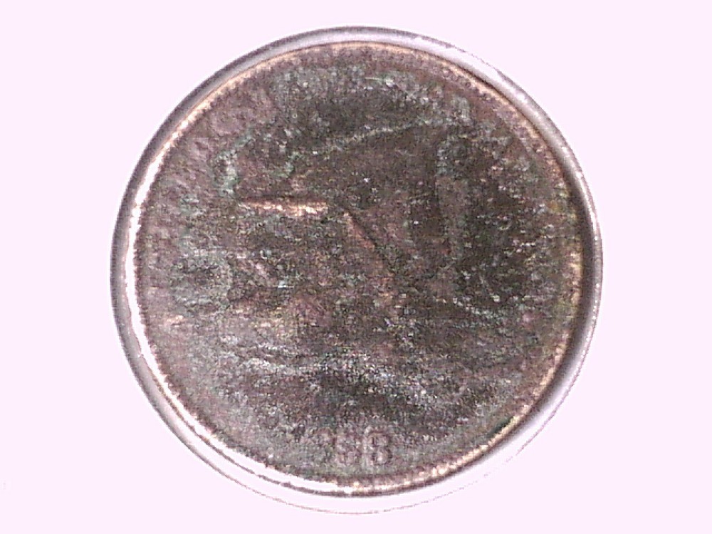 1858 Flying Eagle Cent Genuine Raw Ungraded 00491