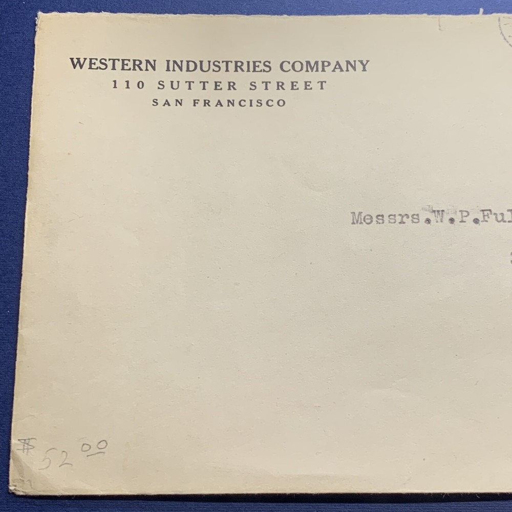 ERROR 1921 POSTAL STATIONERY COVER WITH BROKEN CIRCLE, RARE FIND