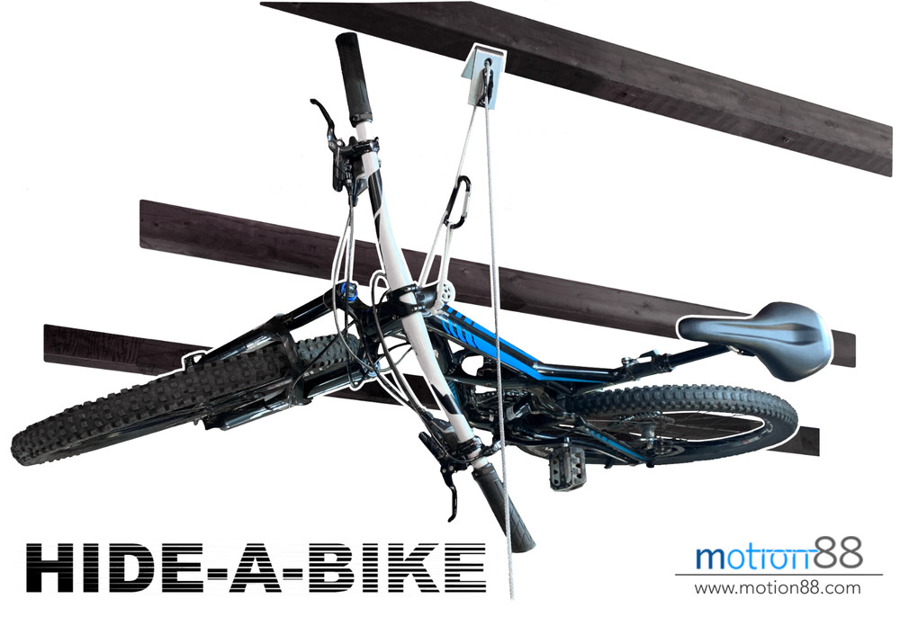 Fold Flat Bicycle Storage — Hide-A-Bike — Reclaim Space. Store In Seconds. 🚴🚴