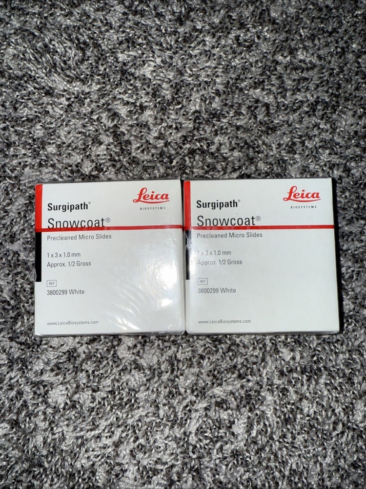 Surgipath Snowcoat Precleaned Micro Slides