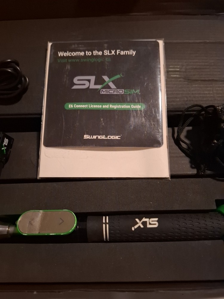 SLX MicroSim Indoor Home Golf Simulator Game E6 Connect