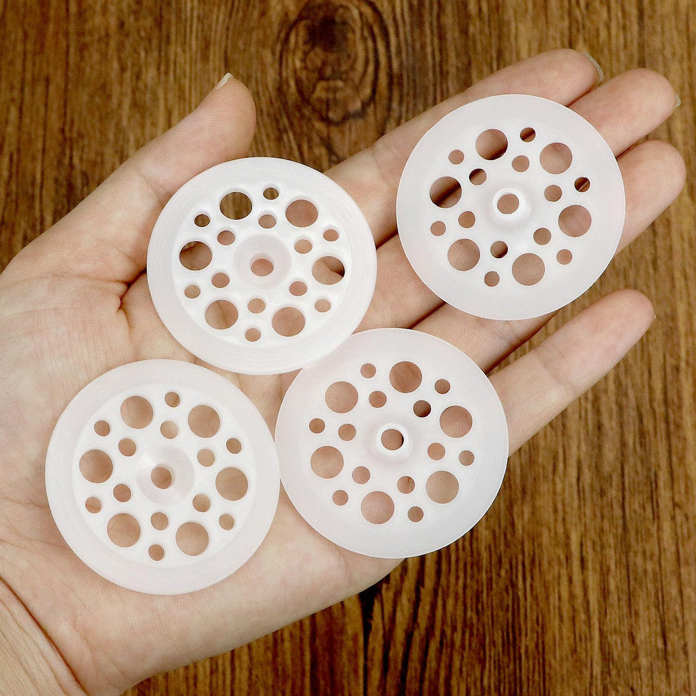 500 Pcs Plastic Washers, 45Mm Load Spreading Washers Insulation Supports for Fix