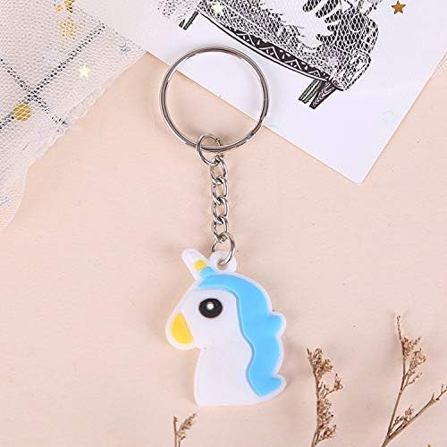 KINGFOREST 50-Piece Split Key Ring Kit with Chains & Jump Rings 50PCS, Silver