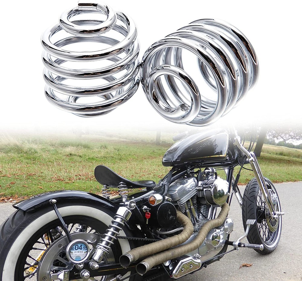 Motorcycle Solo Seat 2" 3" Spring Bracket Hardware Kit For Harley Bobber Chopper