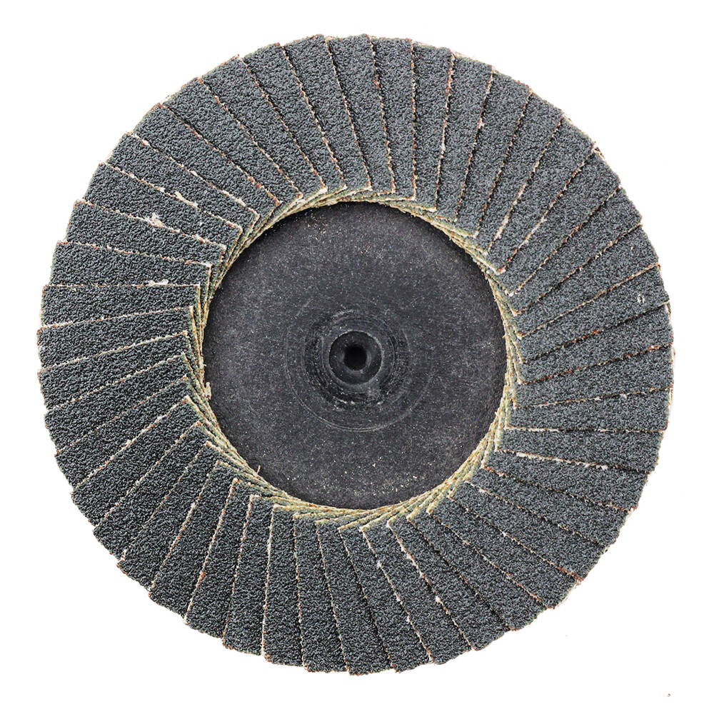 50 Pack - 3" Mini Flap Discs 120 Grit Quick Change Sanding Roloc Style Type R