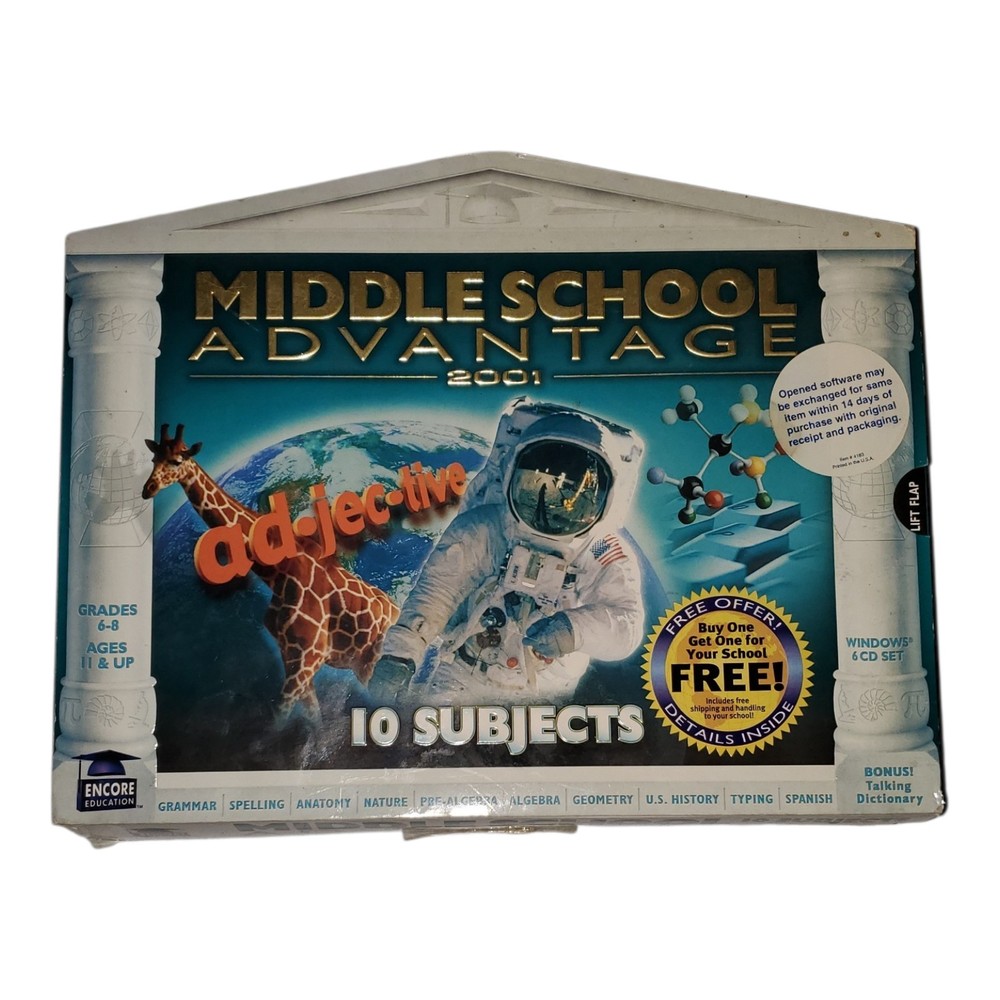 Middle School Advantage 2001 - 6 Disk