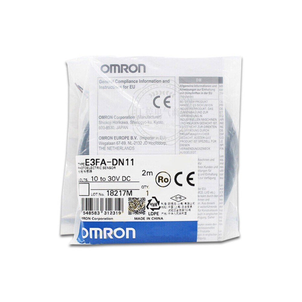 Omron Sensor E3FA-DN11 E3FA-DP11 E3FA-LP12 E3FA-RN11 E3FA-TN11 E3FA-VN11 Switch