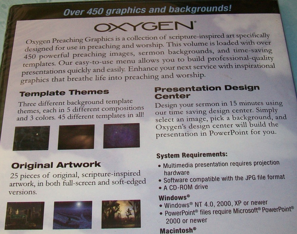 Oxygen: Multimedia Graphics - Volume 19 (CD-ROM, 2007) New Unopened!