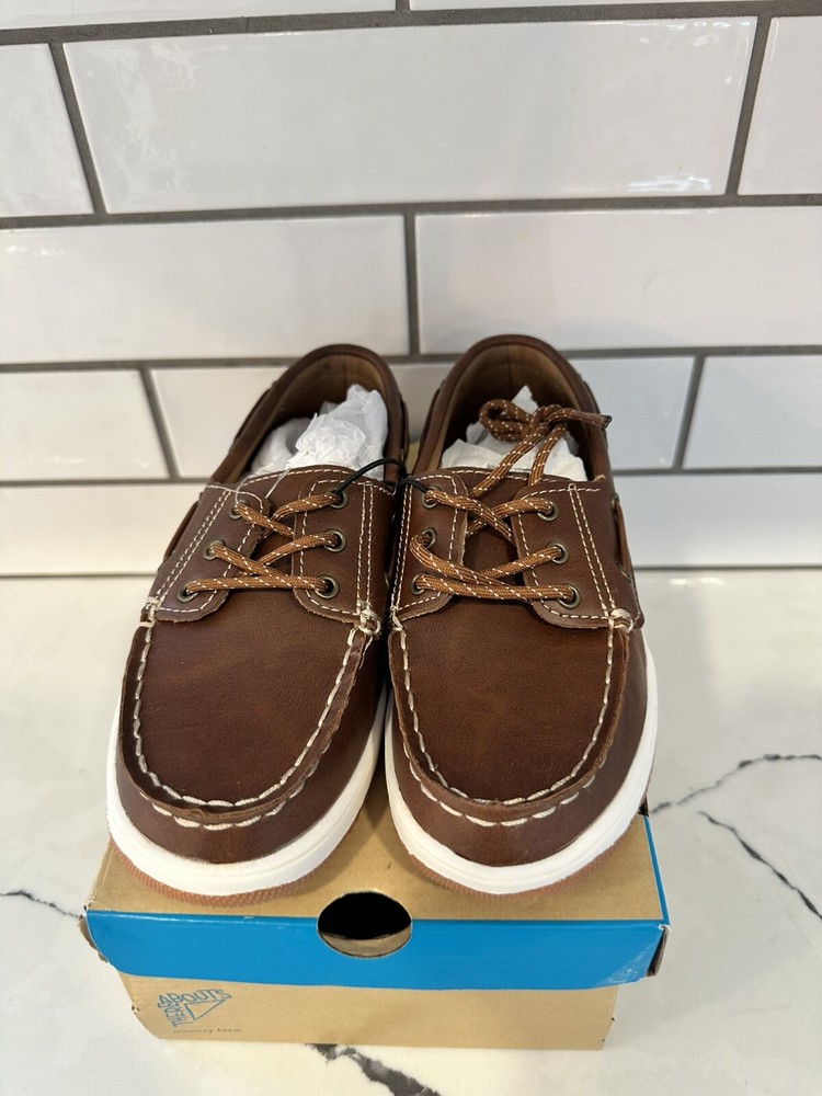 Boys There Abouts Tan Loafers Size 1